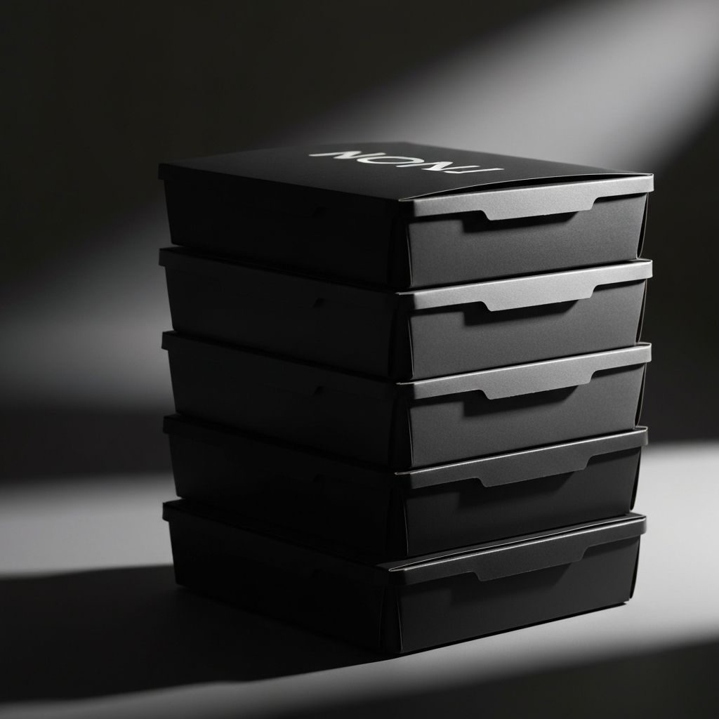 Fokus 02 - Stacked delivery boxes